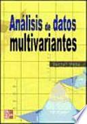 Análisis de datos multivariantes