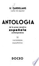 Antología de la prosa narrativa española contemporánea