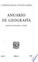 Anuario de geografía