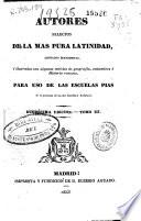 Autores selectos de la mas pura latinidad: (367, 88 p.)