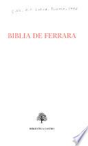 Biblia de Ferrara