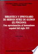 Biblioteca y epistolario de Hernán Núñez de Guzmán (El Pinciano)