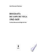 Biografía de Lope de Vega (1562-1635)