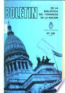 Boletín de la Biblioteca del Congreso de la Nación