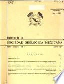 Boletín de la Sociedad Geológica Mexicana