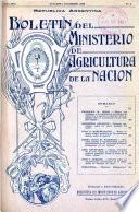 Boletin del Ministerio de Agricultura