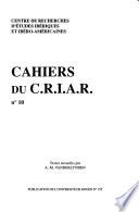 Cahiers du C.R.I.A.R.