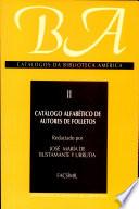 Catalogo Alfabetico de Autores de Folletos