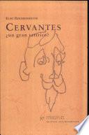 Cervantes, un gran satirico?