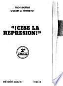 !Cese la represión!