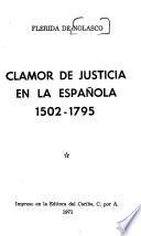 Clamor de justicia en la Española, 1502-1795