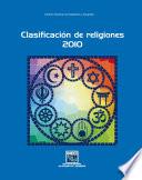 Clasificación de religiones 2010