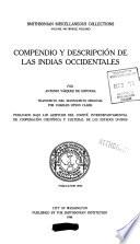 Compendio y Descripcion de Las Indias Occidentales