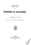 Cronica de la provincia de Santander