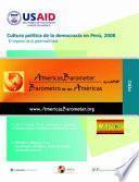 Cultura política de la democracia en Perú 2008