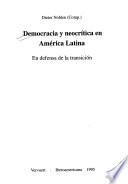 Democracia y neocrítica en América Latina