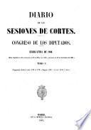 Diario de las Sesiones de Cortes, Congreso de los Diputados