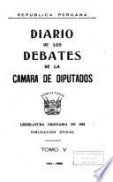 Diario de los debates de la Cámara de Diputados