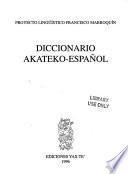 Diccionario akateko-español