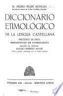 Diccionario etimológico de la lengua castellana