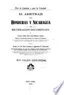 El arbitraje entre Honduras y Nicaragua