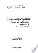 El ensayo: entre género y discurso
