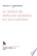 El estilo de Horacio Quiroga en sus cuentos