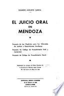 El juicio oral en Mendoza