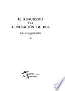 El krausismo y la generación de 1898