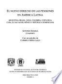 El nuevo derecho de las pensiones en América Latina