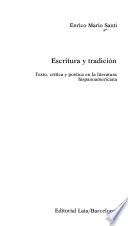 Escritura y tradición