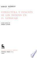 Estructura y función de los tiempos en el lenguage