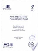 Financiamiento rural