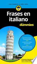 Frases en italiano para Dummies