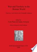 Guerra Y Territorio en El Mundo Romano