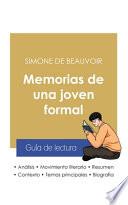 Guía de lectura Memorias de una joven formal de Simone de Beauvoir (análisis literario de referencia y resumen completo)