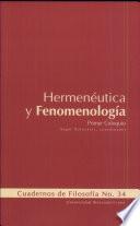 Hermenéutica y Fenomenología