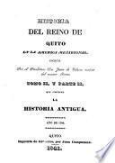 Historia del reino de Quito en la America Meridional