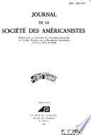 Journal de la Société des américanistes