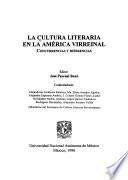 La cultura literaria en la América virreinal