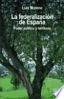 La federalización de España