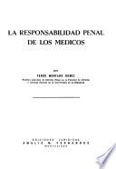 La responsabilidad penal de los médicos