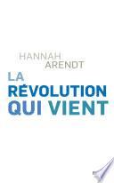 La révolution qui vient