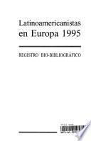 Latinoamericanistas en Europa, 1995