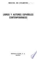 Libros y autores españoles contemporáneos