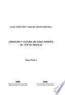 Literatura y cultura del exilio español de 1939 en Francia