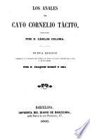 Los Anales de Cayo Cornelio Tácito