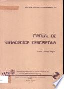 Manual de Estadistica Descriptiva