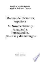 Manual de literatura española: Novecentismo y vanguardia