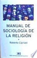 Manual de sociología de la religión